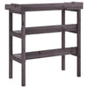 Tavolo Piante Ripiani Legno Massello Abete e Zinco 78×38×82,5 cm Grigio - Image 25 of 32