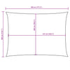 Parasole a Vela Oxford Rettangolare 3×4,5 m Blu - Image 35 of 37