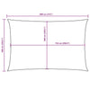 Parasole a Vela Oxford Rettangolare 6×8 m Antracite - Image 19 of 19
