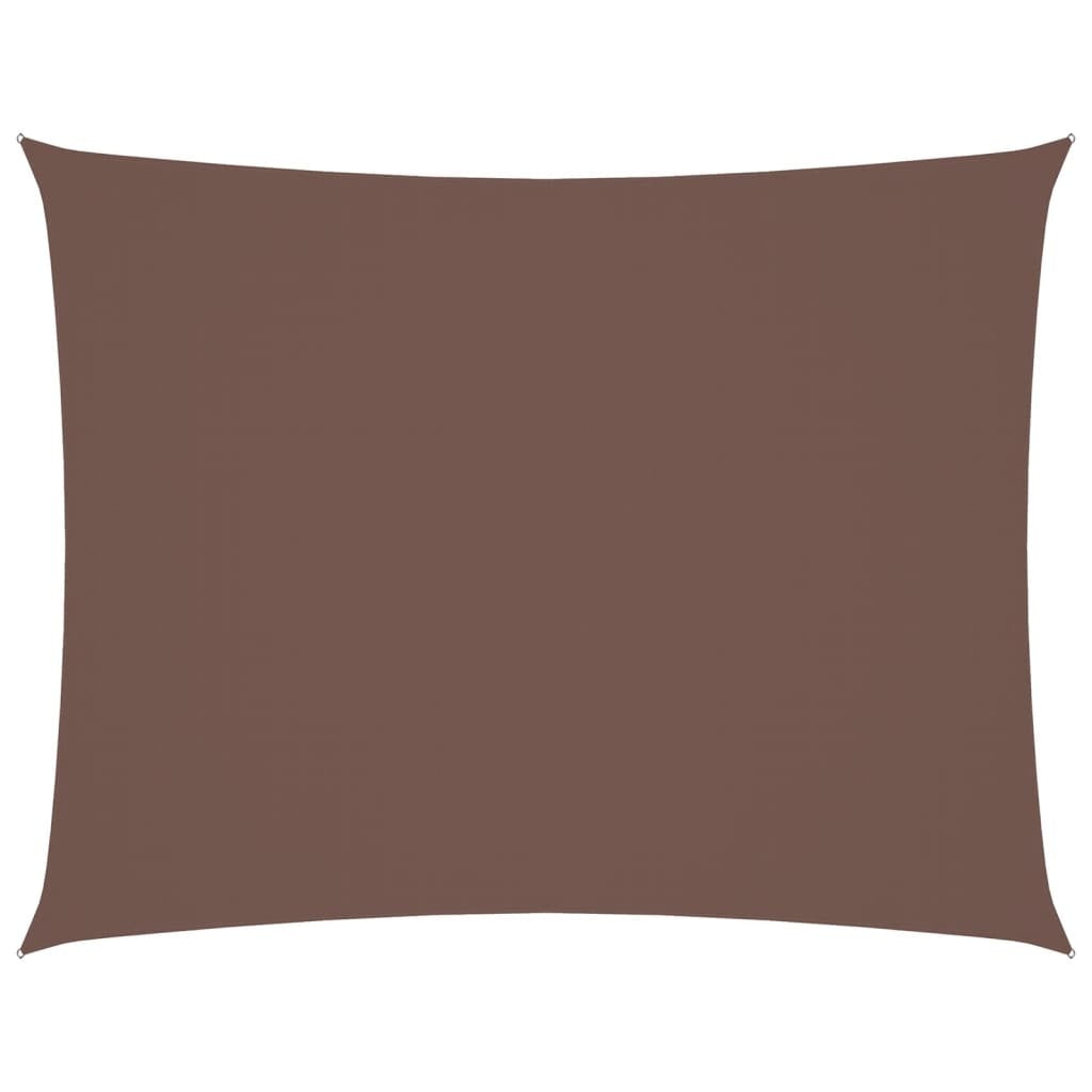 Parasole a Vela Oxford Rettangolare 2,5×4 m Marrone - Image 5 of 22