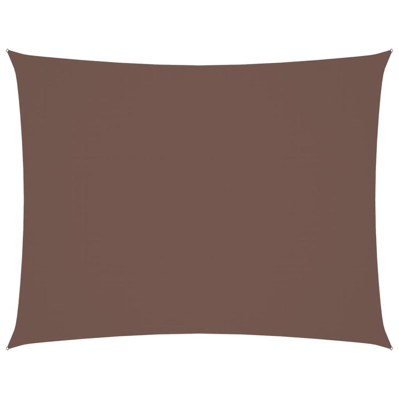 Parasole a Vela Oxford Rettangolare 2,5×4 m Marrone - Image 5 of 22
