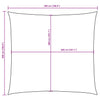 Vela Parasole in Tessuto Oxford 5×5 m Quadrata Arancione - Image 38 of 40