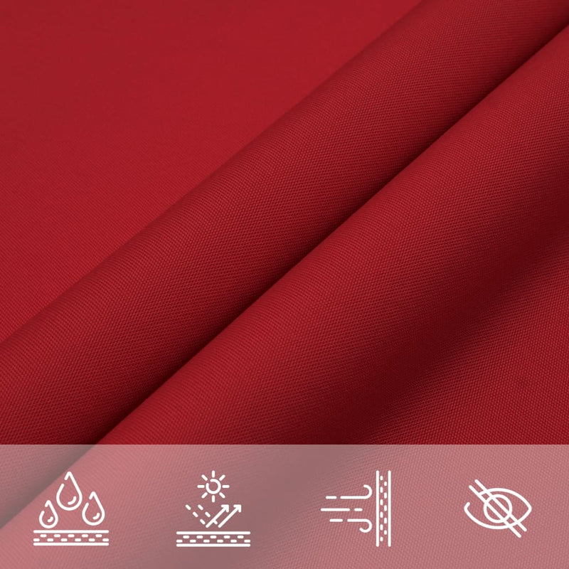 Parasole a Vela Tessuto Oxford Rettangolare 3×6 m Rosso - Image 24 of 31
