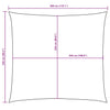 Parasole a Vela Oxford Rettangolare 2,5×3 m Arancione - Image 31 of 31