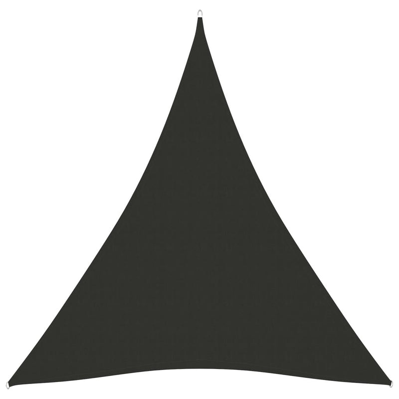Parasole a Vela Oxford Triangolare 4×5×5 m Antracite - Image 17 of 44