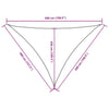 Parasole a Vela Oxford Triangolare 4×5×5 m Antracite - Image 44 of 44
