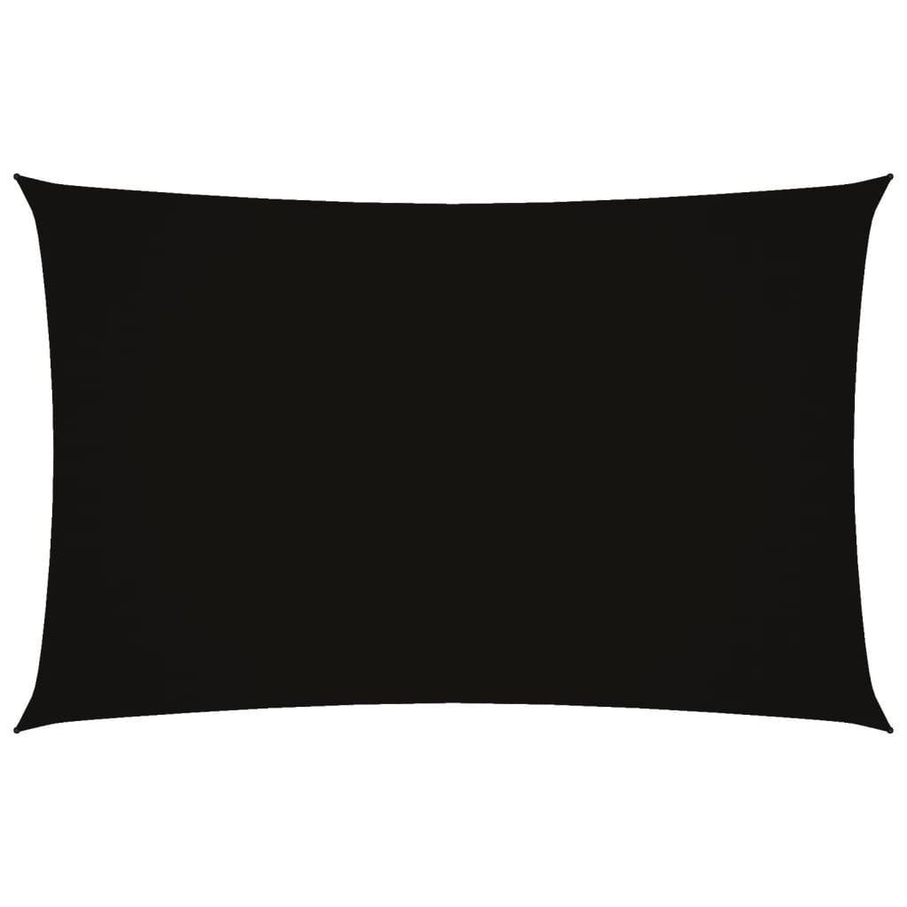 Parasole a Vela Oxford PU Rettangolare 2×5 m Nero - Image 10 of 40