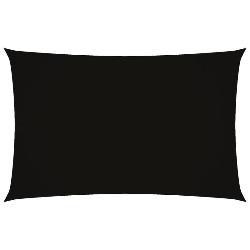 Parasole a Vela Oxford PU Rettangolare 2×5 m Nero - Image 14 of 40