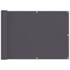 Paravento da Balcone Antracite 75×300 cm in Tessuto Oxford - Image 5 of 11
