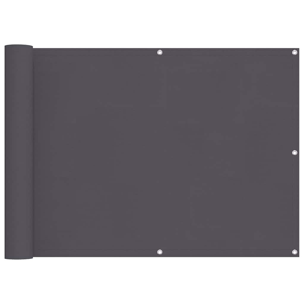 Paravento da Balcone Antracite 75×300 cm in Tessuto Oxford - Image 5 of 11