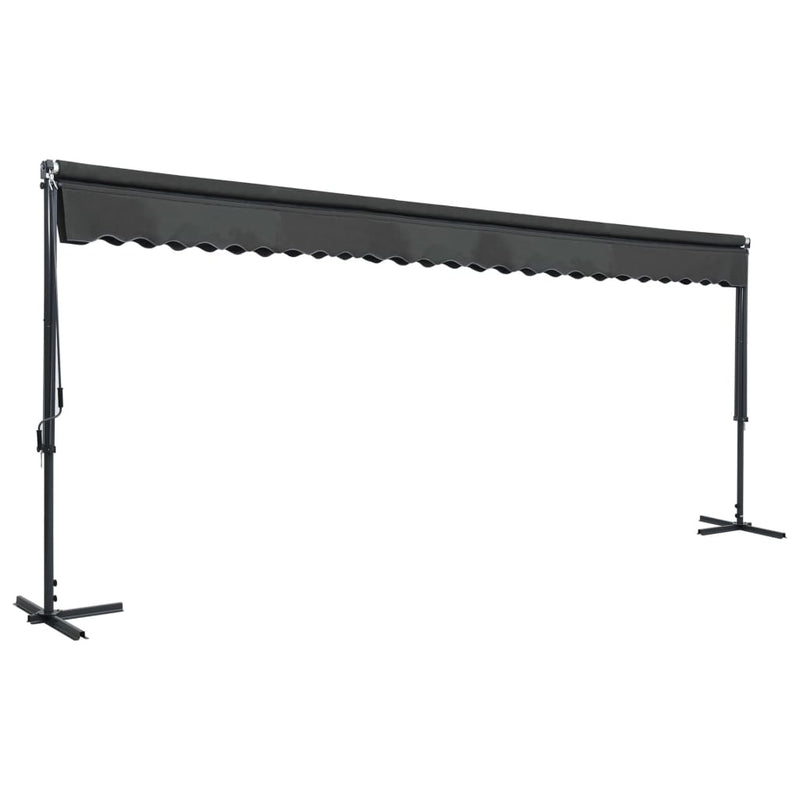 Tenda Parasole con Piedistallo 600×300×300 cm Antracite - Image 5 of 24