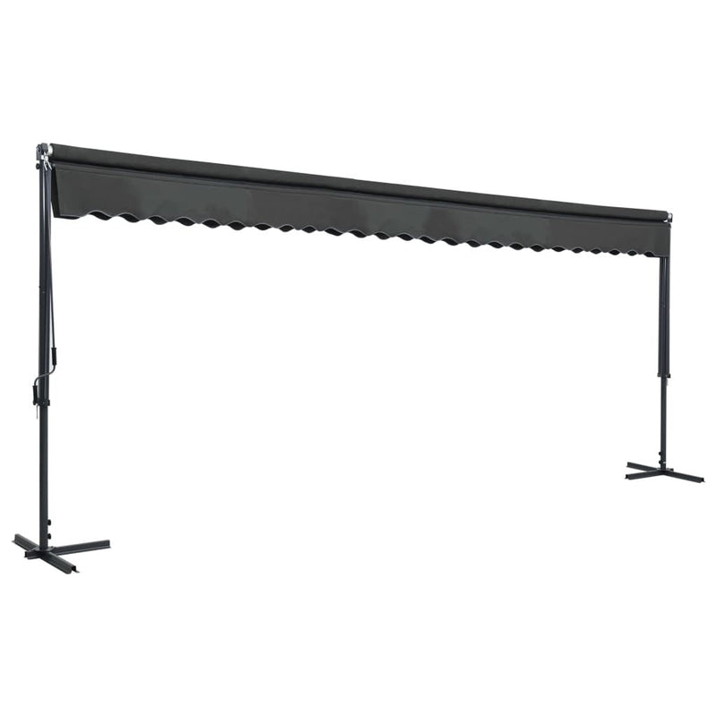 Tenda Parasole con Piedistallo 600×300×300 cm Antracite - Image 22 of 24