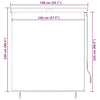 Tenda a Rullo per Esterni, Tessuto PA, Meccanismo a Manovella, 140×250 cm, Crema - Image 33 of 36