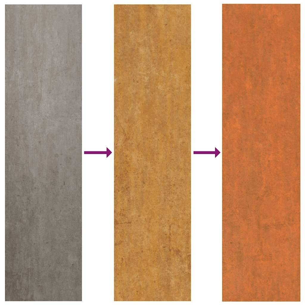 Letto Rialzato da Giardino in Acciaio Corten 240×80×45 cm Colore Ruggine - Image 27 of 28