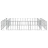 Gabbione Letto Rialzato Acciaio Zincato 100×100×20 cm Argento - Image 33 of 40