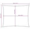 Parasole a Vela in Tessuto Oxford 2×3 m Antracite - Image 36 of 36