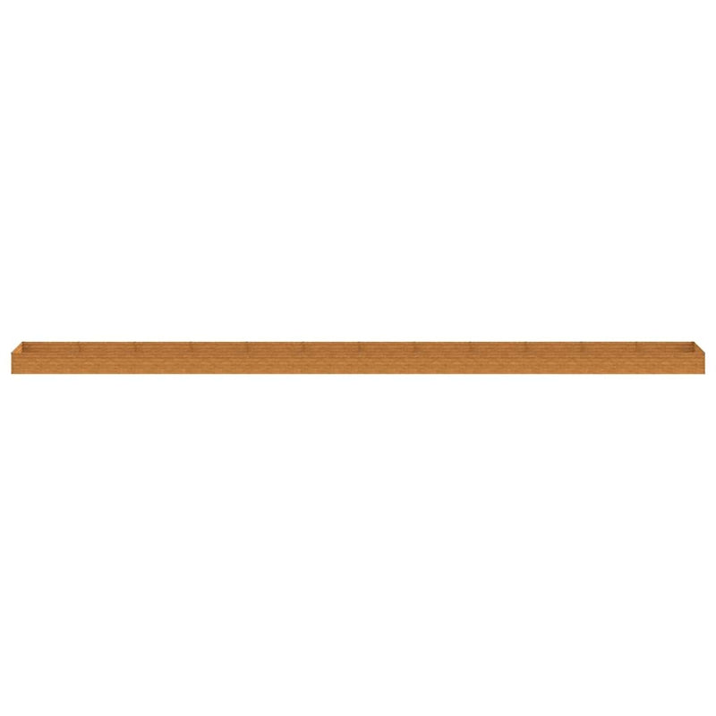 Fioriera Rialzata da Giardino Acciaio Corten 1150×100×36 cm Ruggine - Image 19 of 28