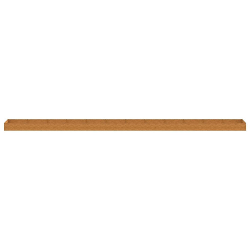 Fioriera Rialzata da Giardino Acciaio Corten 1150×100×36 cm Ruggine - Image 23 of 28