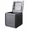 Contenitore da Giardino in PP 130 L 54×53×57 cm Grigio Scuro e Nero - Image 8 of 10