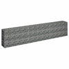 Gabbione Letto Rialzato in Acciaio Zincato 270×30×60 cm Argento - Image 14 of 28