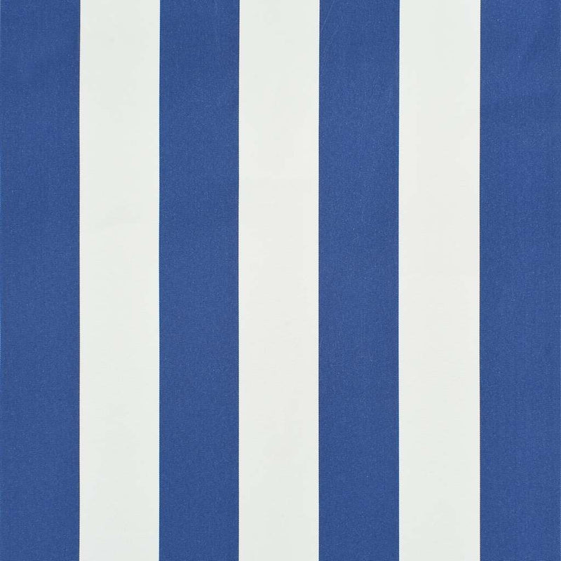 Tenda da Sole Retrattile Manuale 350×150 cm Blu e Bianco - Image 16 of 18