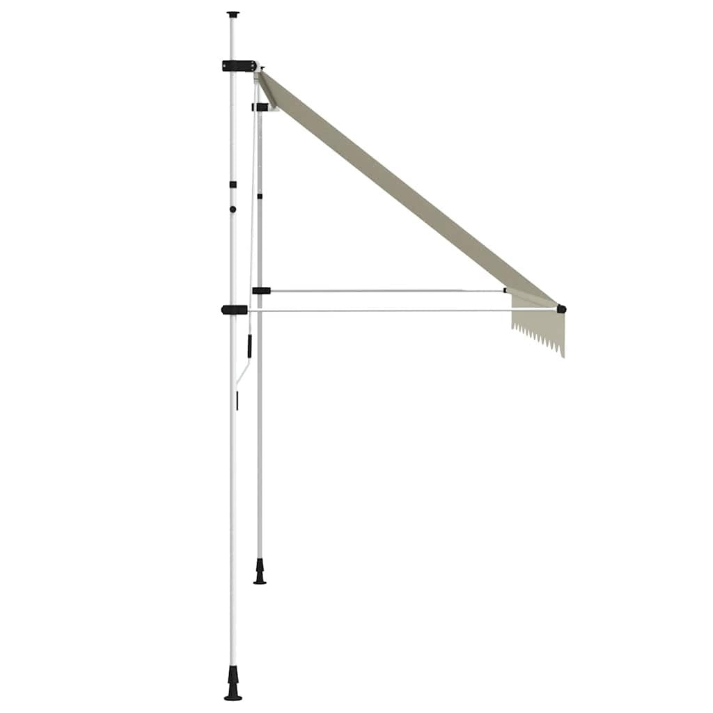 Tenda da Sole Retrattile Manuale 300 cm Crema con Telaio in Acciaio - Image 46 of 250