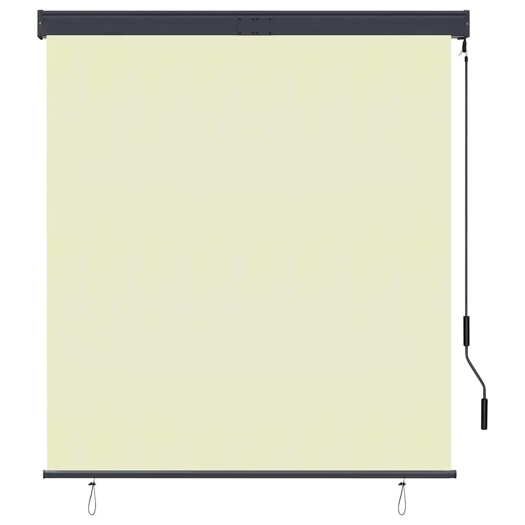 Tenda a Rullo per Esterni, Tessuto PA, Meccanismo a Manovella, 140×250 cm, Crema - Image 38 of 250
