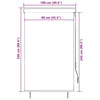 Tenda a Rullo per Esterni 100×250 cm Blu e Bianca - Image 47 of 250
