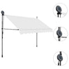Tenda da Sole Retrattile Manuale con LED, Poliestere/Acciaio, 300 cm, Crema - Image 29 of 250