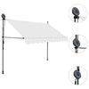 Tenda da Sole Retrattile Manuale con LED, Poliestere/Acciaio, 300 cm, Crema - Image 33 of 250