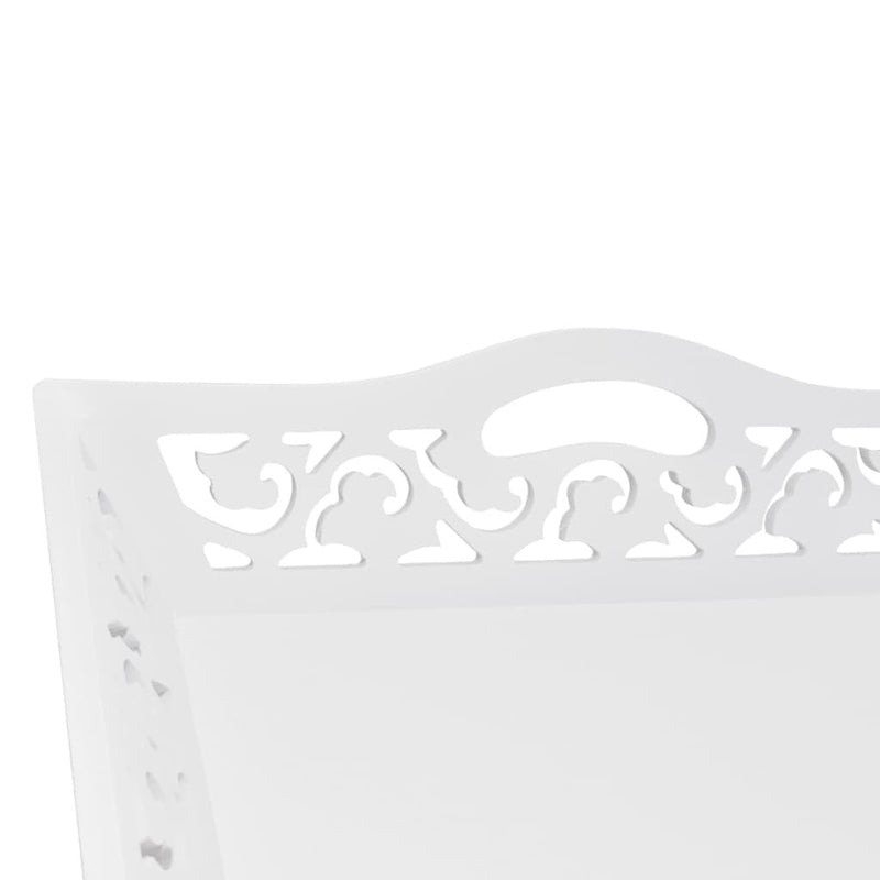 Tavolino Laterale con Vassoio Removibile Altezza 72,5 cm Bianco - Image 34 of 250