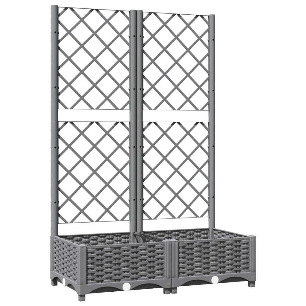 Fioriera da Giardino e Graticcio Grigio Chiaro 80×40×121,5cm PP - Image 33 of 250