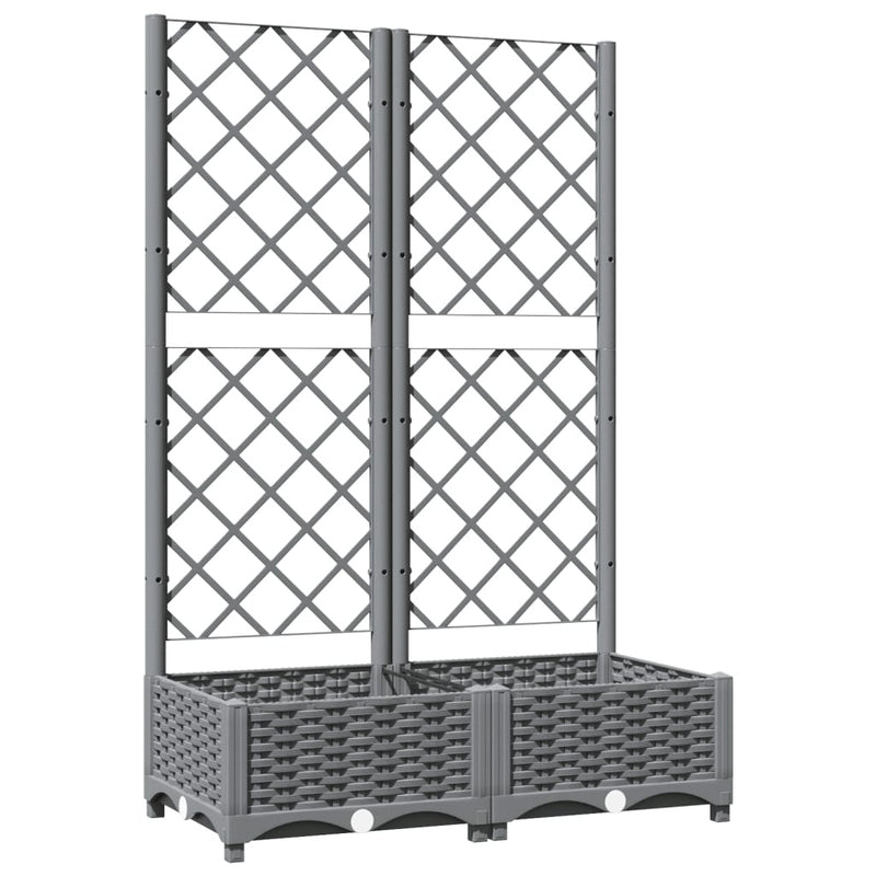 Fioriera da Giardino e Graticcio Grigio Chiaro 80×40×121,5cm PP - Image 33 of 250
