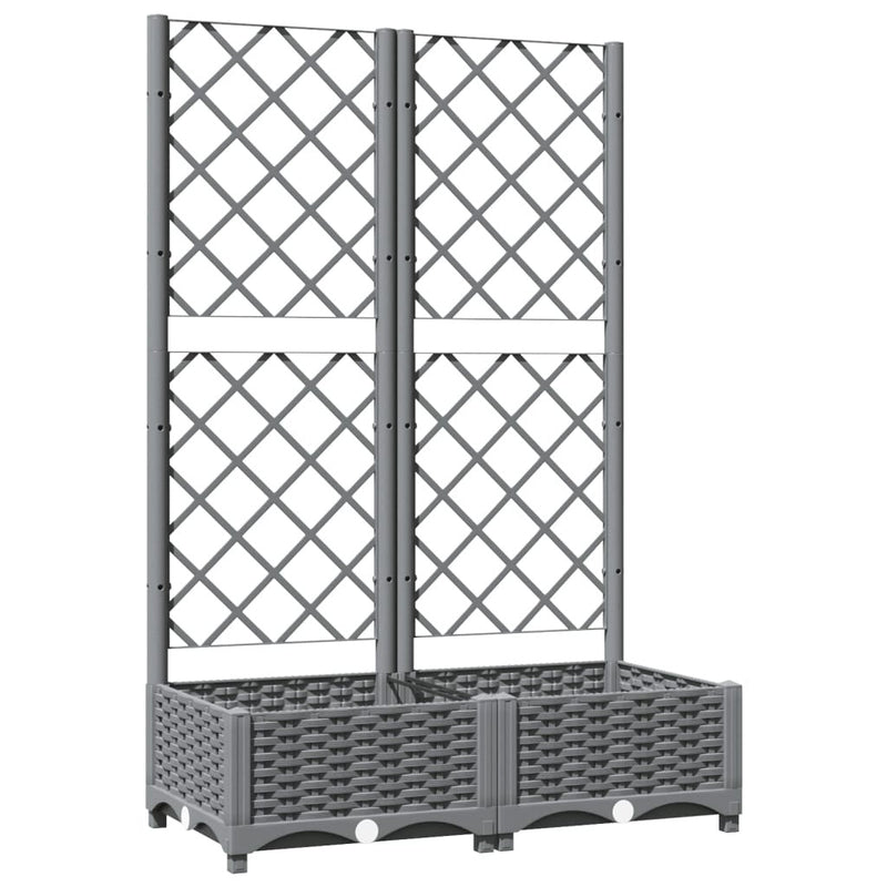 Fioriera da Giardino e Graticcio Grigio Chiaro 80×40×121,5cm PP - Image 37 of 250