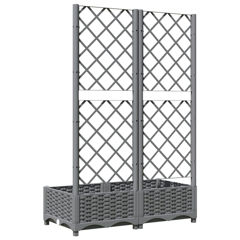 Fioriera da Giardino e Graticcio Grigio Chiaro 80×40×121,5cm PP - Image 38 of 250