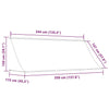 Tenda da Sole Retrattile Manuale 350×150 cm Blu e Bianco - Image 25 of 250
