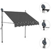 Tenda da Sole Retrattile con LED e Manovella 150×120 cm Antracite - Image 30 of 250