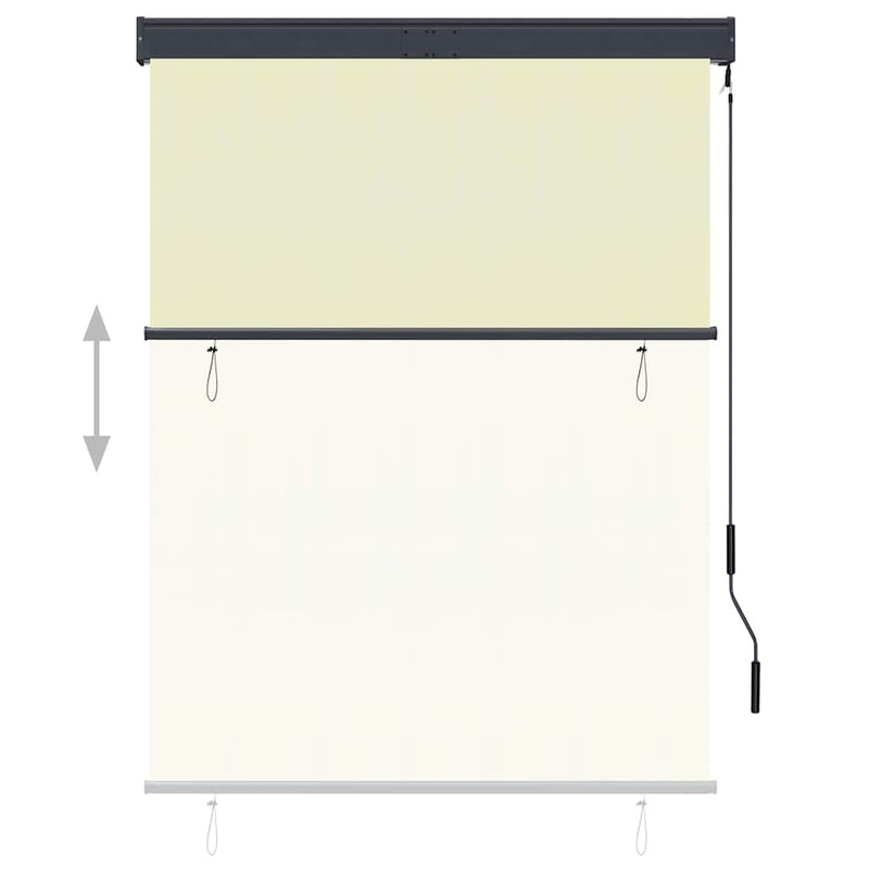 Tenda a Rullo per Esterni in Poliestere 120×250 cm Crema - Image 40 of 250