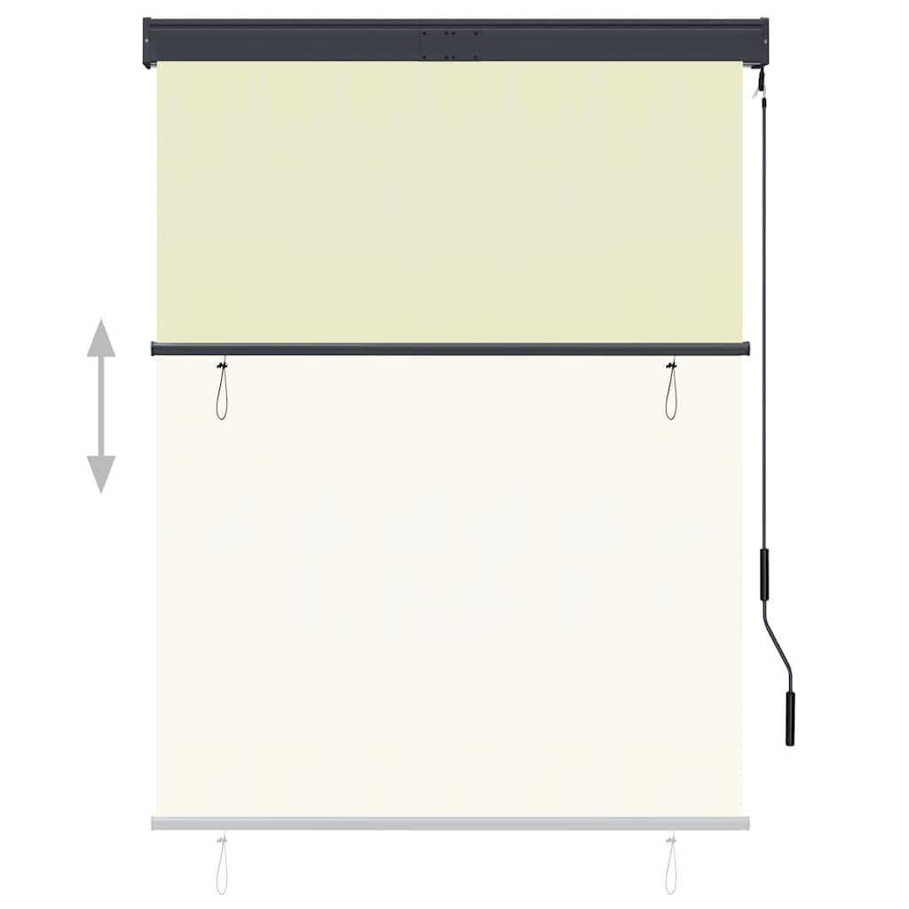 Tenda a Rullo per Esterni in Poliestere 120×250 cm Crema - Image 49 of 250