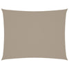 vidaXL Oxford Fabric Sail Shade 3 x 4.5 m Taupe Gray - Image 23 of 250