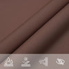 Toldo Vela Rectangular vidaXL de Tejido Oxford Revestido de PU 3,5x5 m Marrón - Image 32 of 222