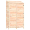 vidaXL Solid Fir Wood Garden Shed 102x52x174.5 cm Brown - Image 60 of 250