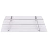 vidaXL Door Canopy, 150x90 cm, PET and Steel, Silver and Transparent - Image 31 of 228