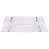 vidaXL Door Canopy, 150x90 cm, PET and Steel, Silver and Transparent - Image 52 of 228