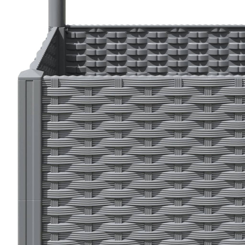 vidaXL Garden Planter with Trellis, PP, 120x40x136cm, Light Grey - Image 29 of 248