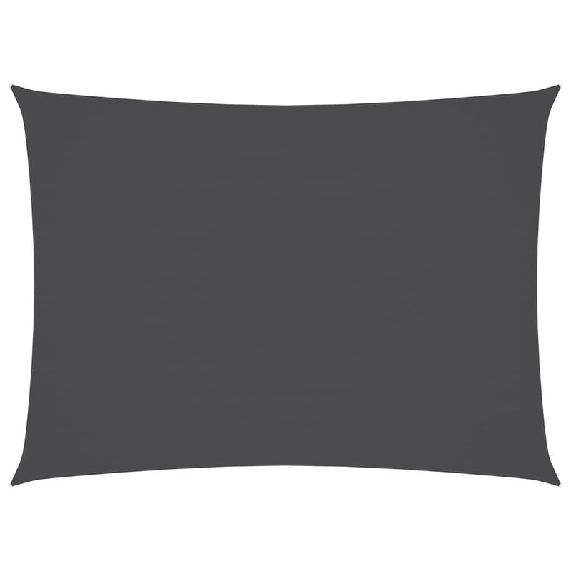 vidaXL Oxford Fabric Shade Sail 3x4.5 m Anthracite - Image 60 of 250
