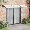 vidaXL Door Canopy, Polycarbonate, 300x100 cm, Black - Image 31 of 226