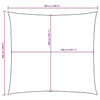 Vela Parasole in Tela Oxford Quadrata 5×5 m Bianco - Image 80 of 250