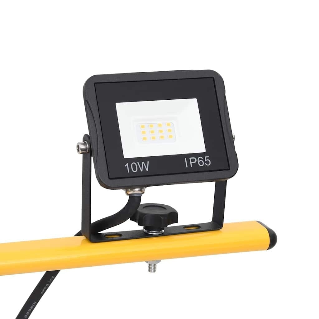 vidaXL LED Spotlight with Tripod 2x10 W, 1400 lm, Adjustable Height (71-164.5 cm), Black and Yellow - Image 43 of 249