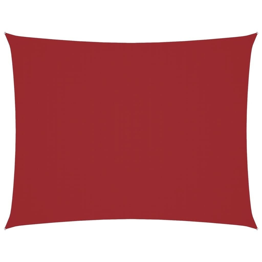vidaXL Toldo de Vela Rectangular Tejido Oxford 5x7m Rojo - Image 64 of 232